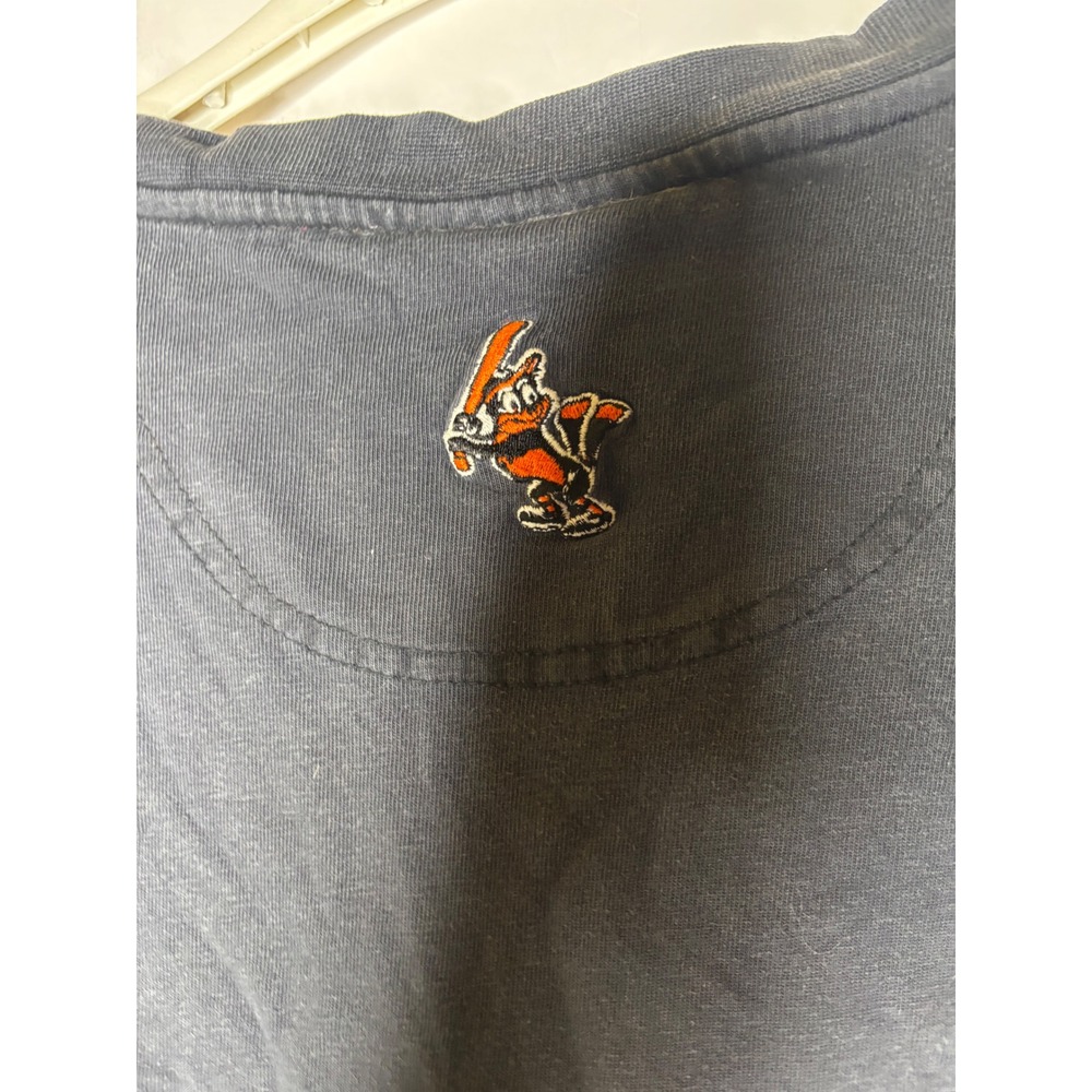 Nike Team Baltimore Orioles MLB T-Shirt XXL Faded Black Vintage Embroidered Logo - Picture 6 of 9